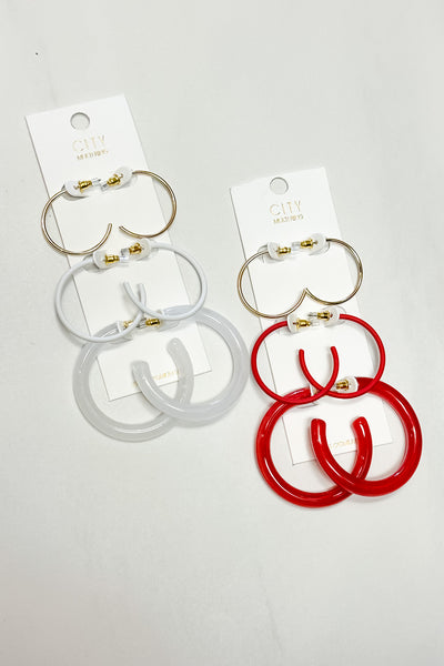 Golden Gate Earring Set - Cenkhaber