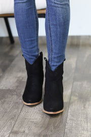 Press Replay Booties: Black - Cenkhaber