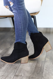 Press Replay Booties: Black - Cenkhaber