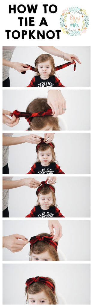 how to tie a baby headwrap