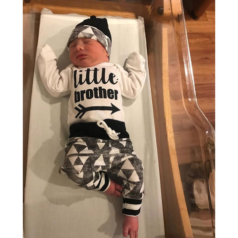 little brother newborn onesie