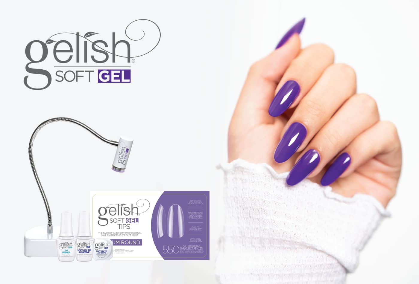 Gelish Soft Gel ju mundeson sherbim te plote ne vetem 20 minuta | Duo Cosmetics