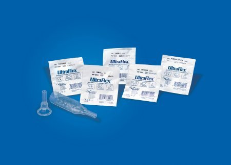 Bard UltraFlex Male External Catheter 33104 - Silicone, Self Adhering, Latex-free, Breathable, Non-Sterile - 36 mm Large, Pack of 50