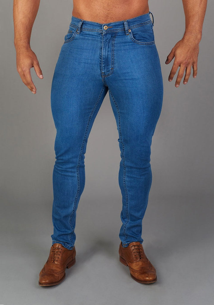 slim jeans for fat guys