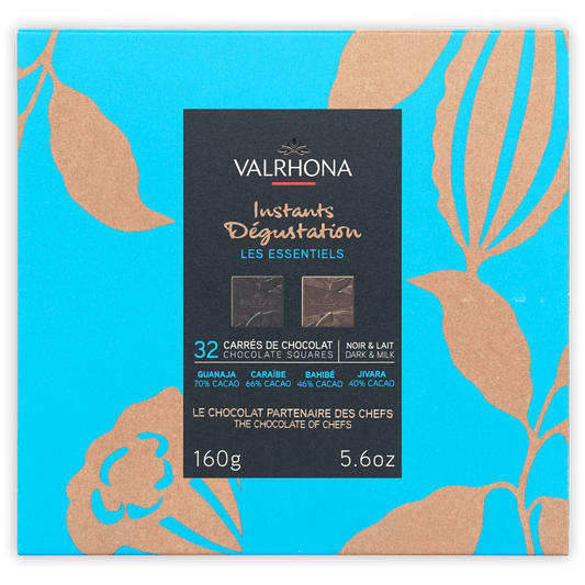 VALRHONA - Tablette de chocolat Andoa noir et au lait Organic Fair Trade