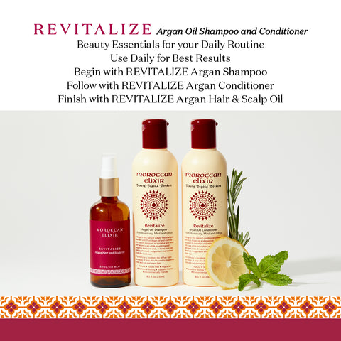 Argan Oil shampoo and conditioner for hair growth