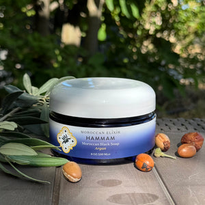 Moroccan BLACK SOAP w/ ARGAN - Moroccan Elixir
