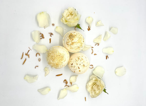 Jasmine Argan Bath Bombs have argan oil and organic essential oils