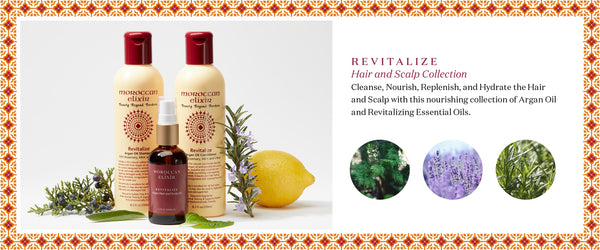 REVITALIZE Argan Hair Oil Collection, Argan Oil Shampoo, Argan Oil Conditioner