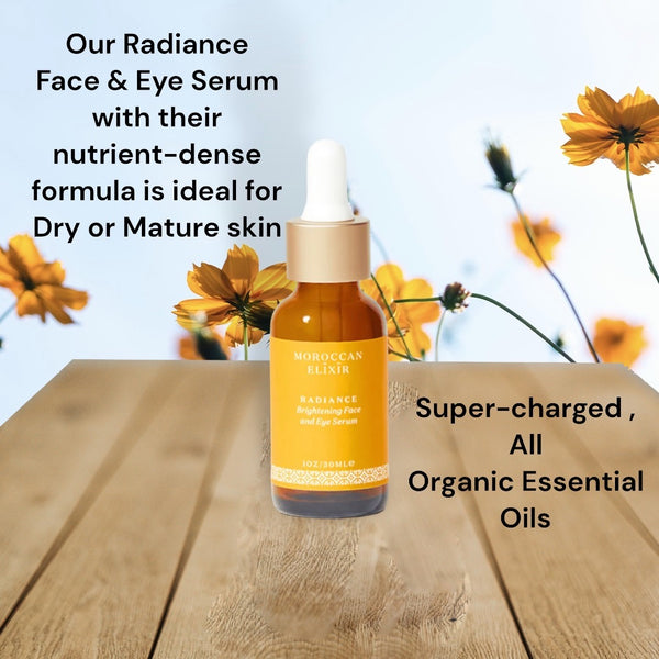 Radiance prickly pear seed cactus oil face serum with saffron and orange blossom