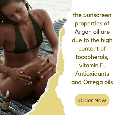 Sunscreen properties of Argan oil