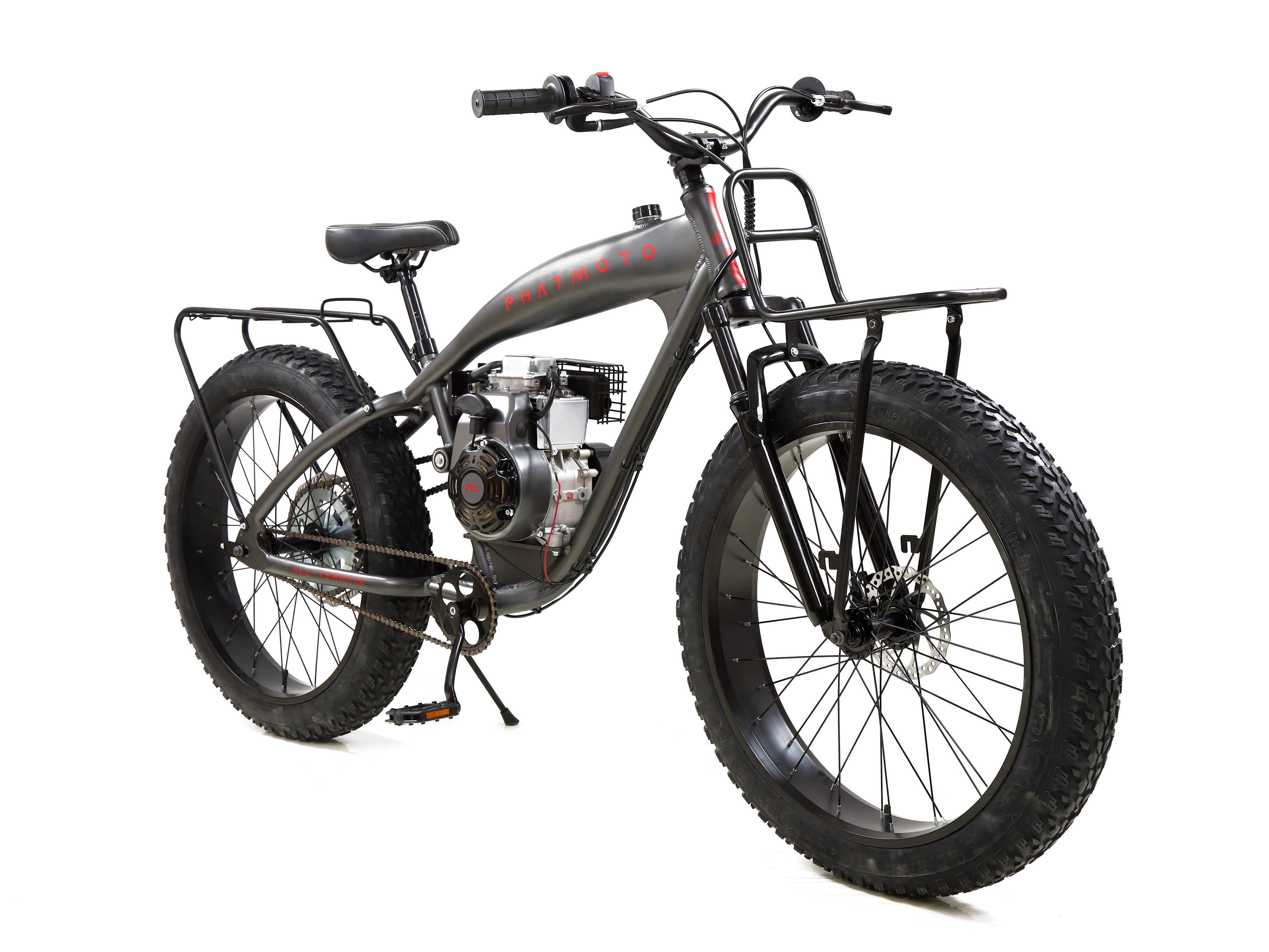 full suspension motorized bike