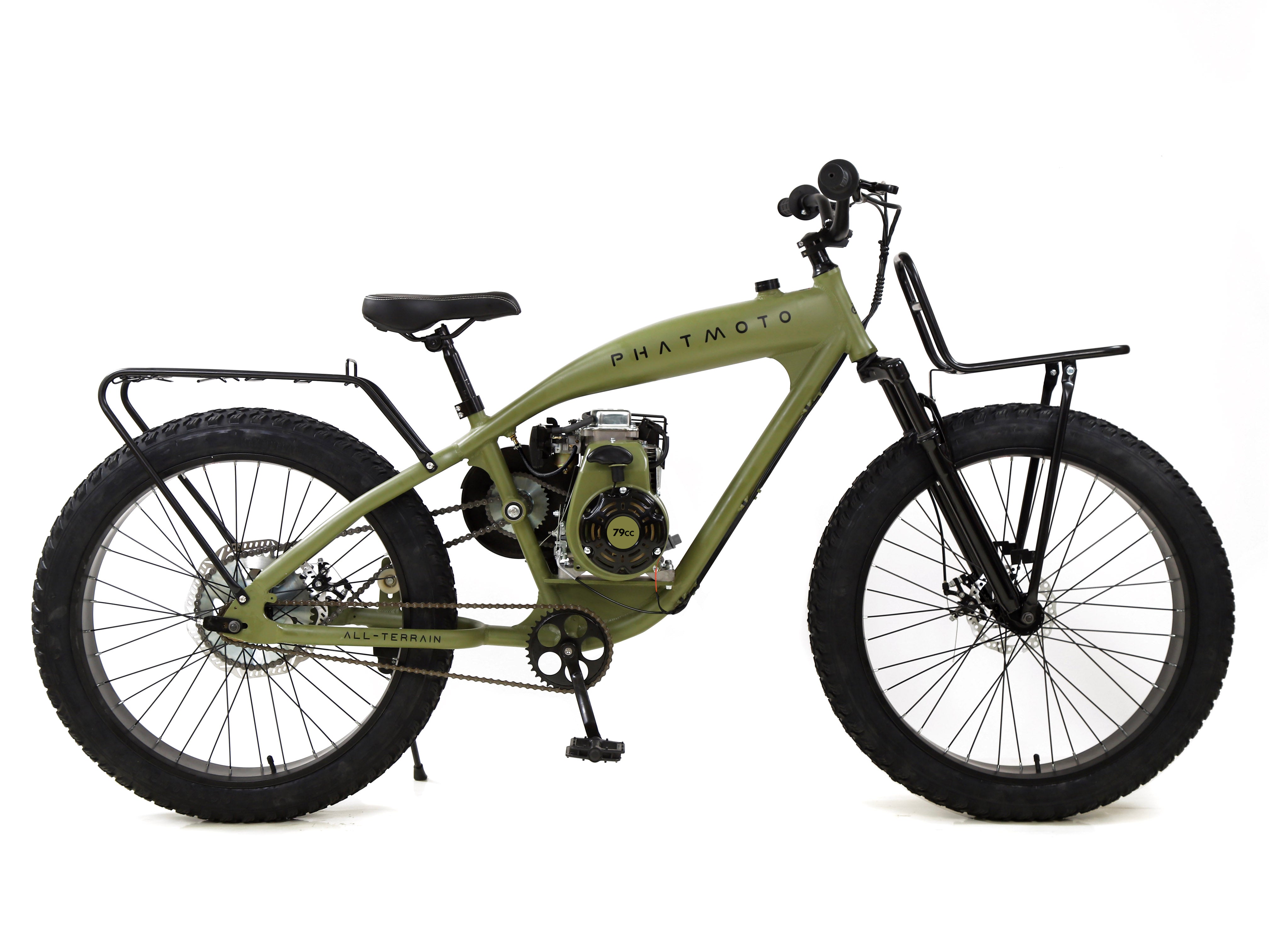 phatmoto rover 79cc motorized bicycle