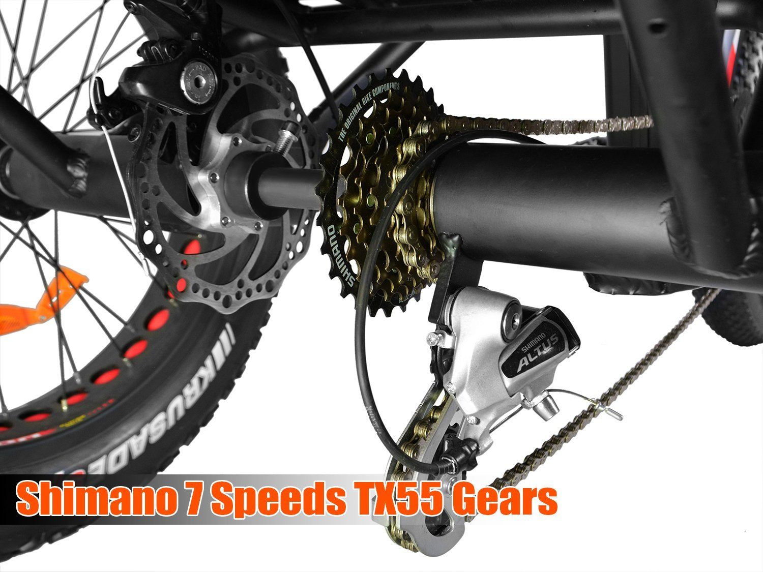 three wheel fat tire electric bike