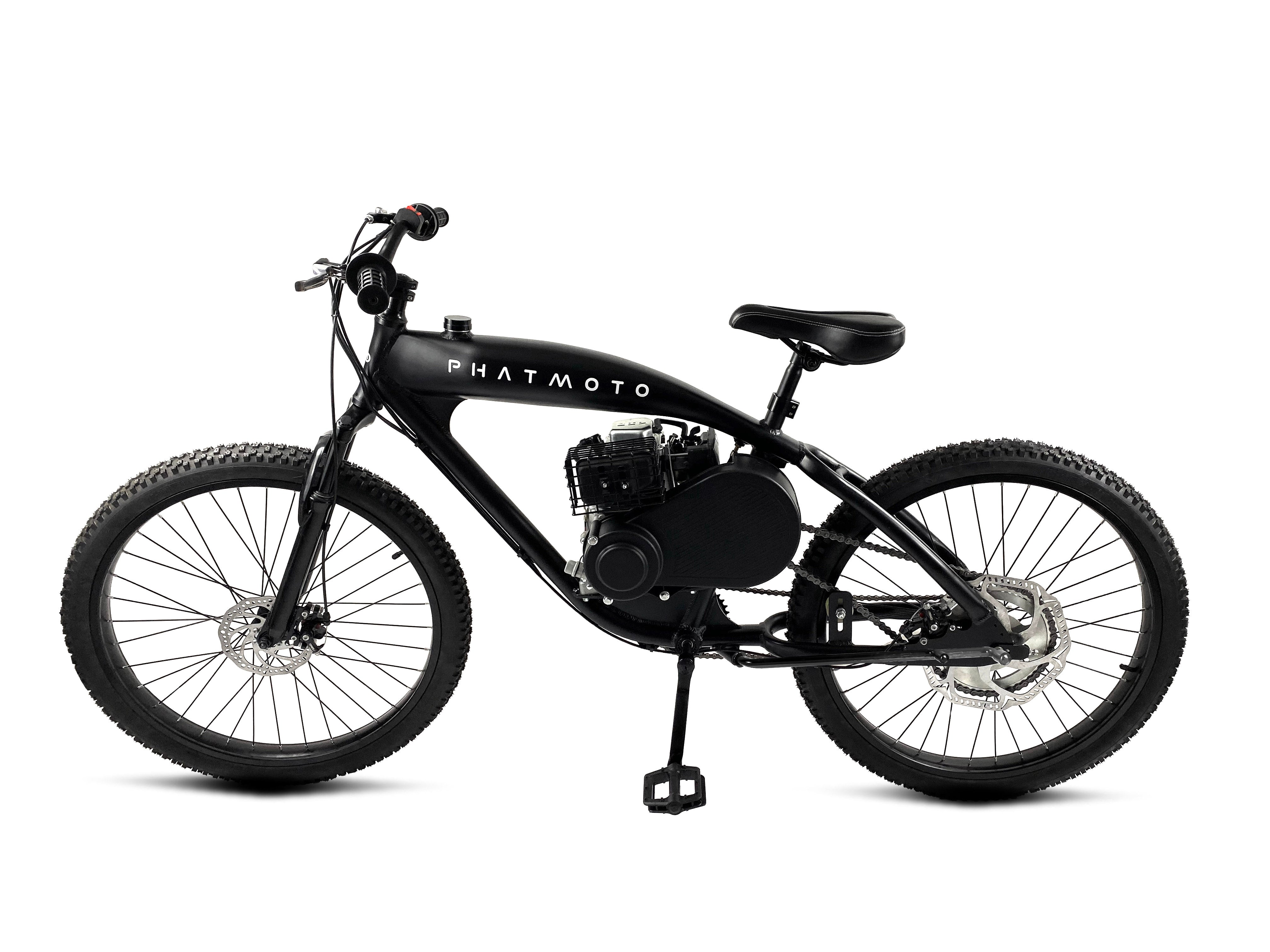 phatmoto rover 79cc motorized bicycle