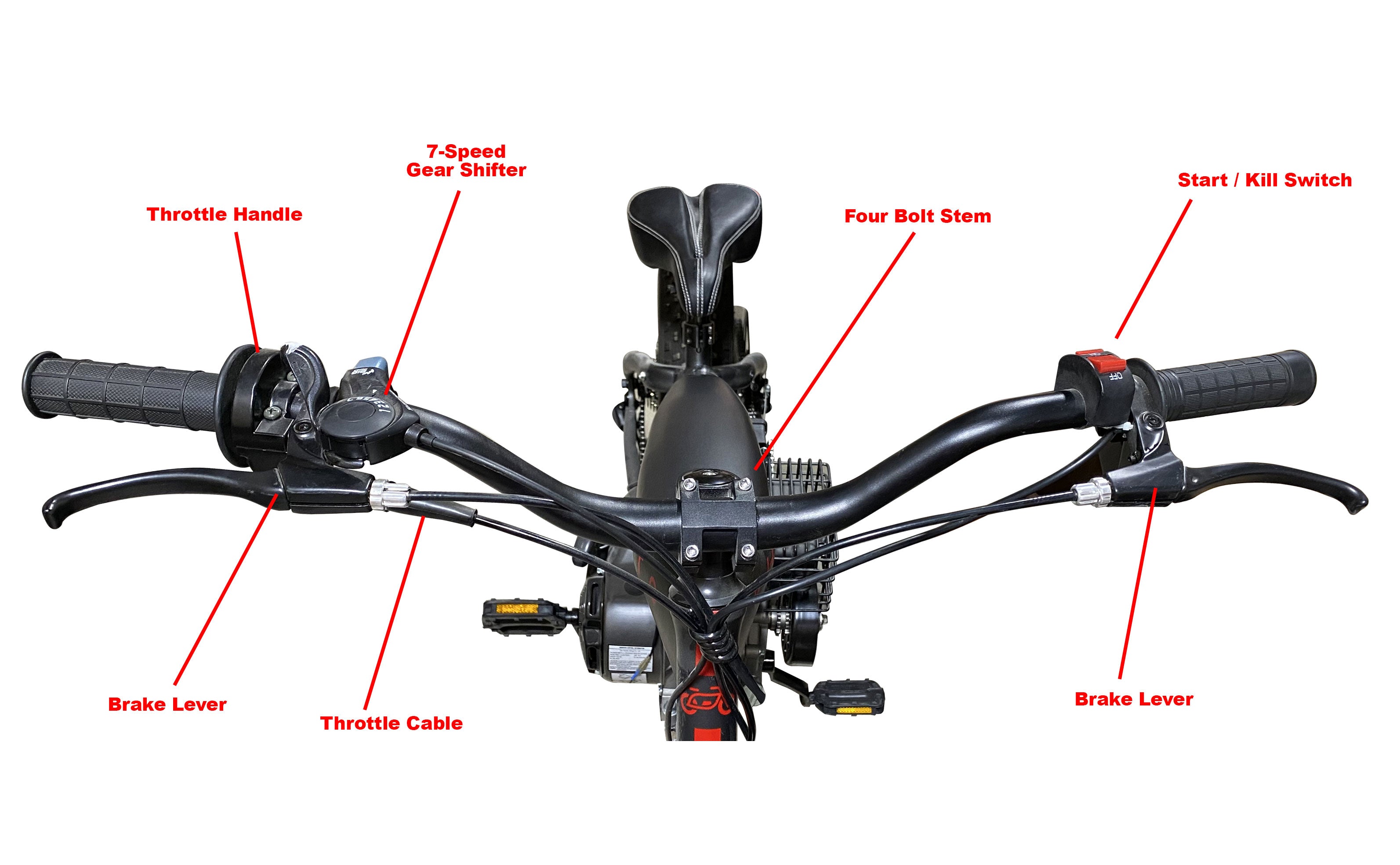 motorized bicycle speed