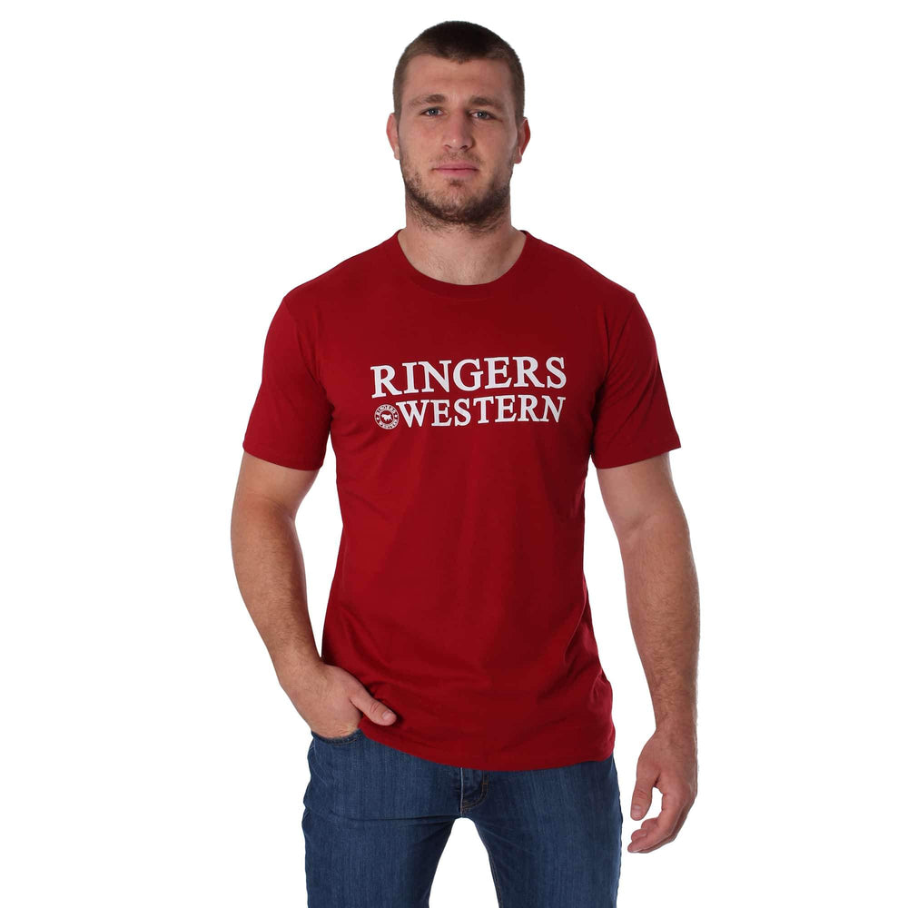 red mens tshirt