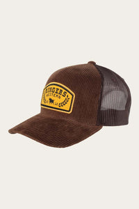 Wheatbelt Corduroy Trucker Cap - Brown