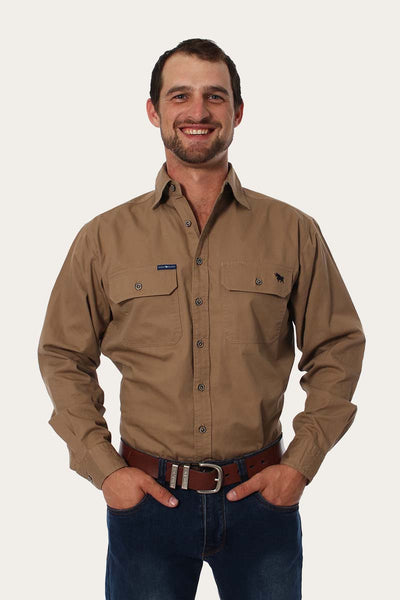 King River Full Button Work Shirt - Cargo Khaki