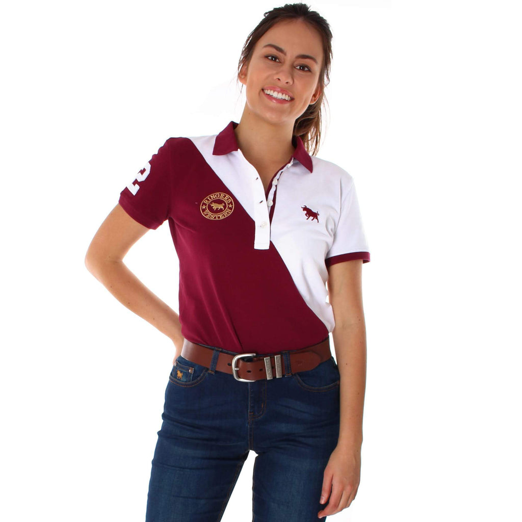 burgundy shirt womens outfit