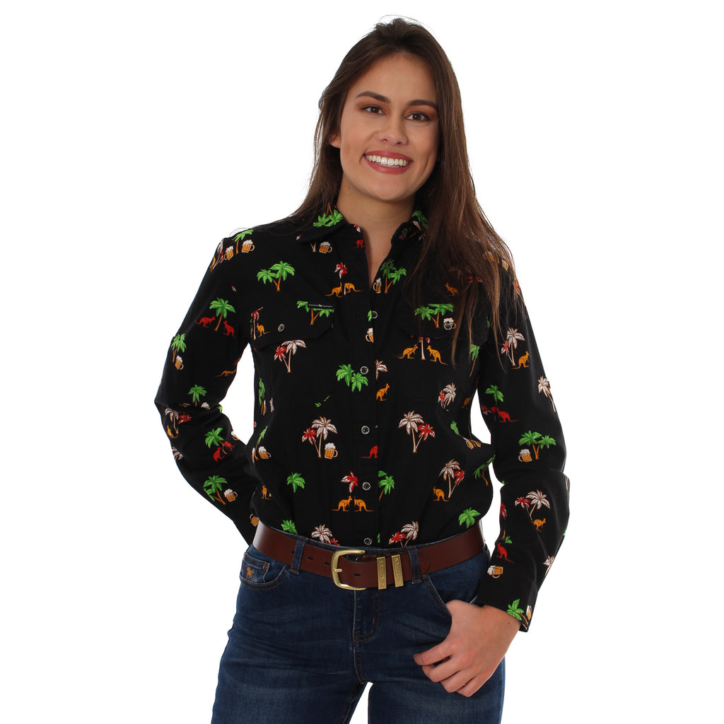 long sleeve work shirts womens