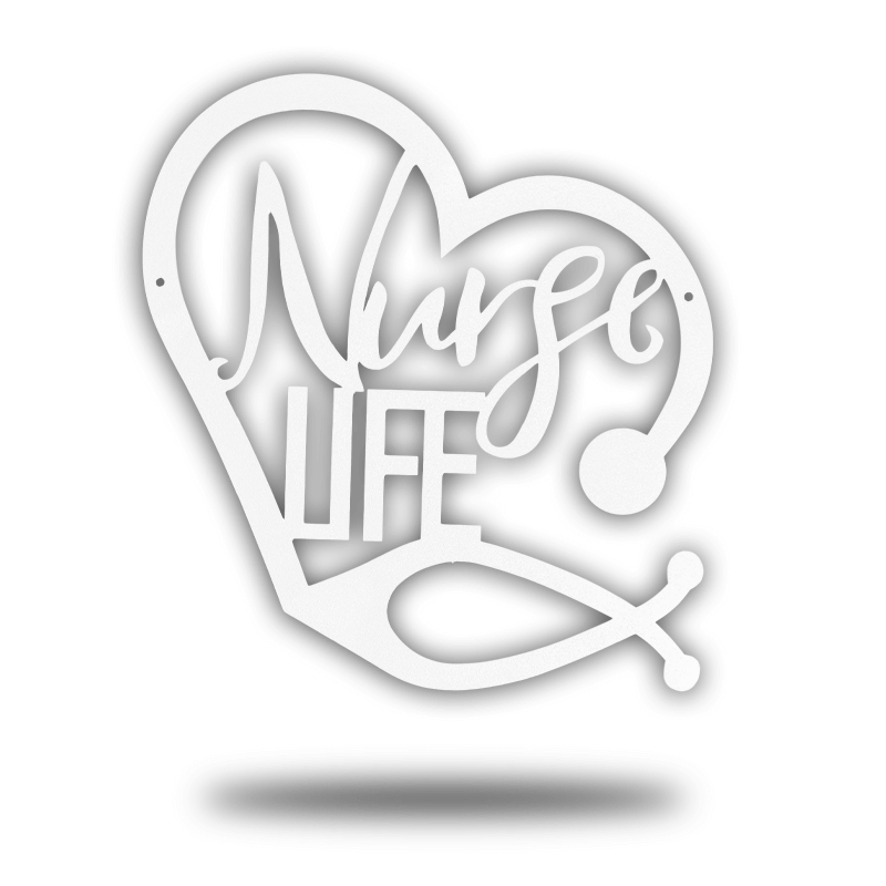 Nurse Life - Steel - Redline Steel® The leading home wall art decor company in the United States