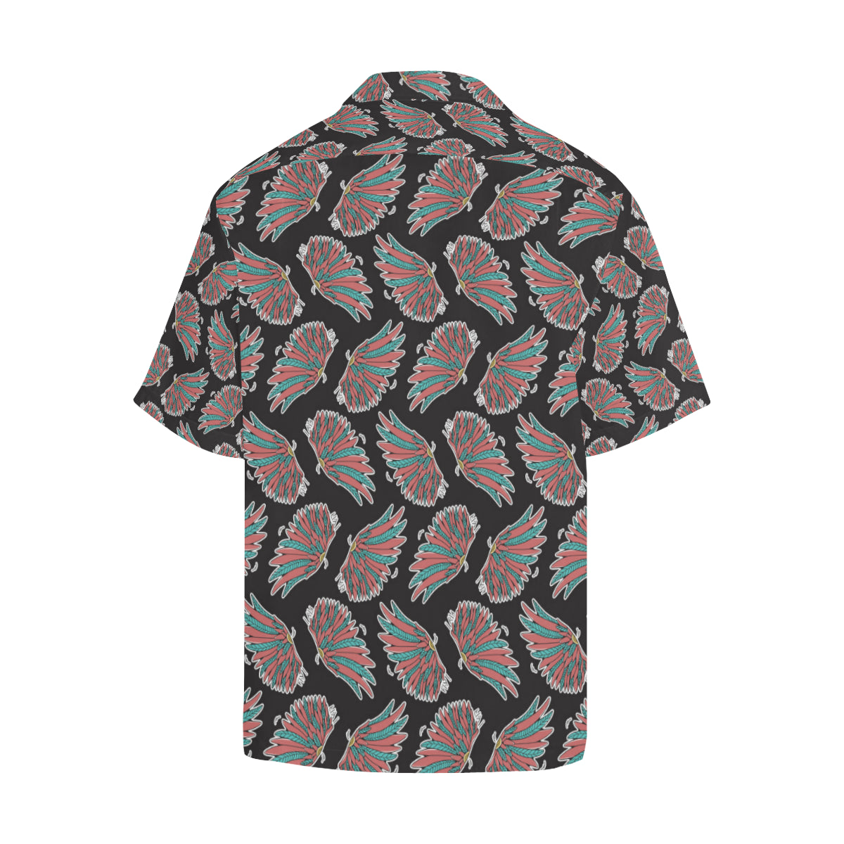 Angel Wings Pattern Print Design 05 Men's Hawaiian Shirt - JorJune