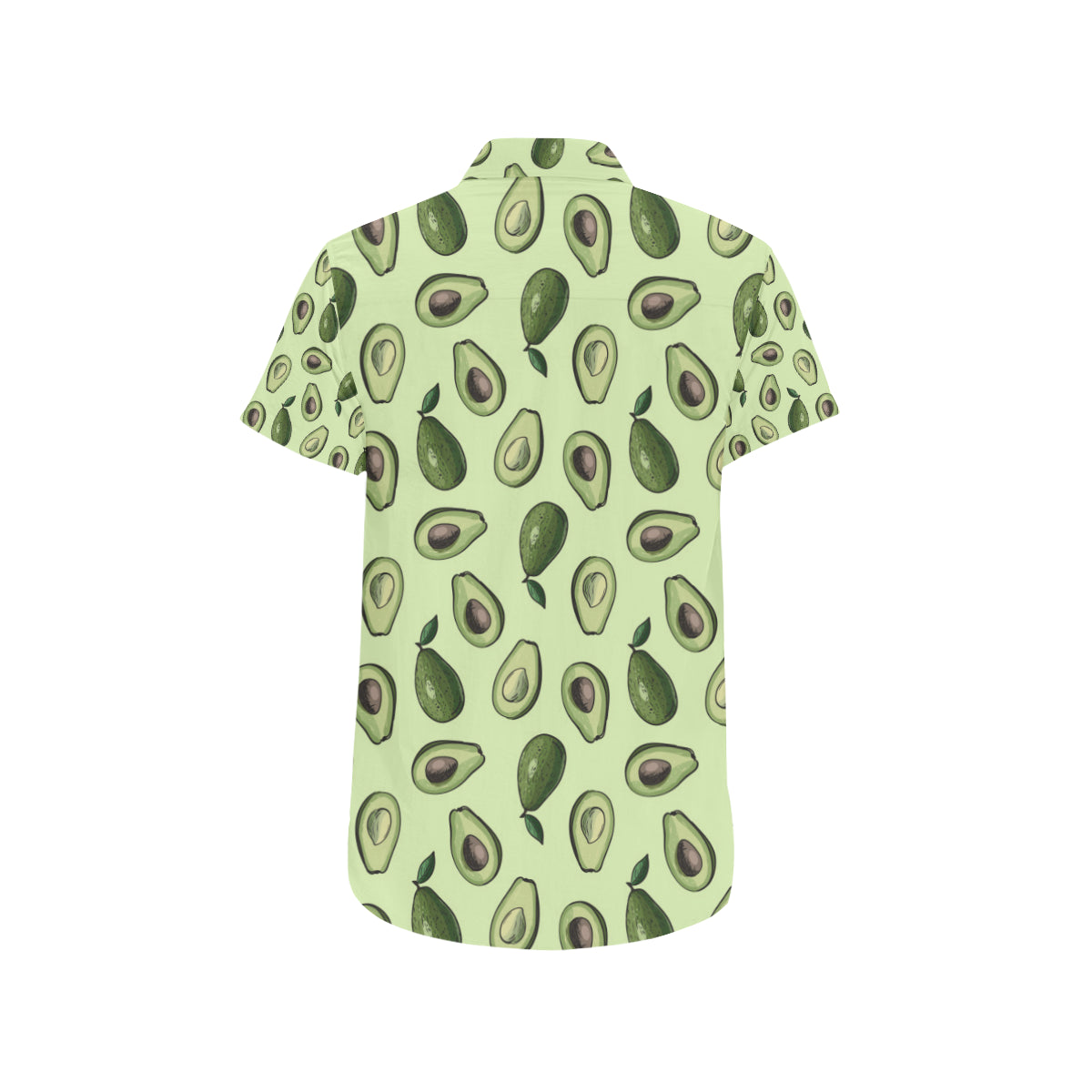 Avocado Pattern Print Design 02 Men Button Up Shirt - JorJune