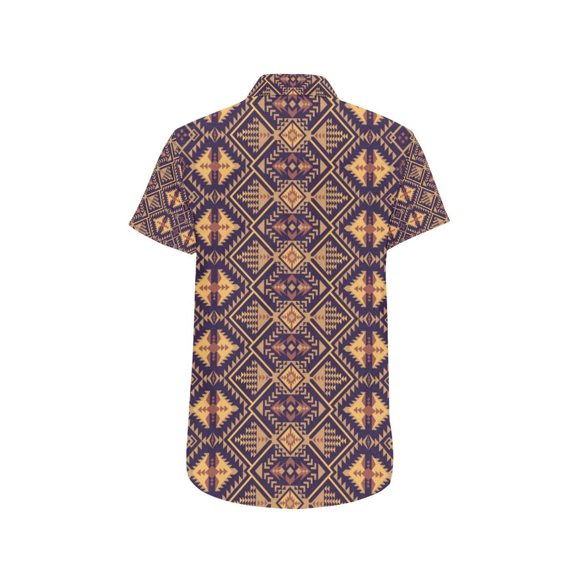 Aztec Pattern Print Design 09 Men Button Up Shirt - JorJune