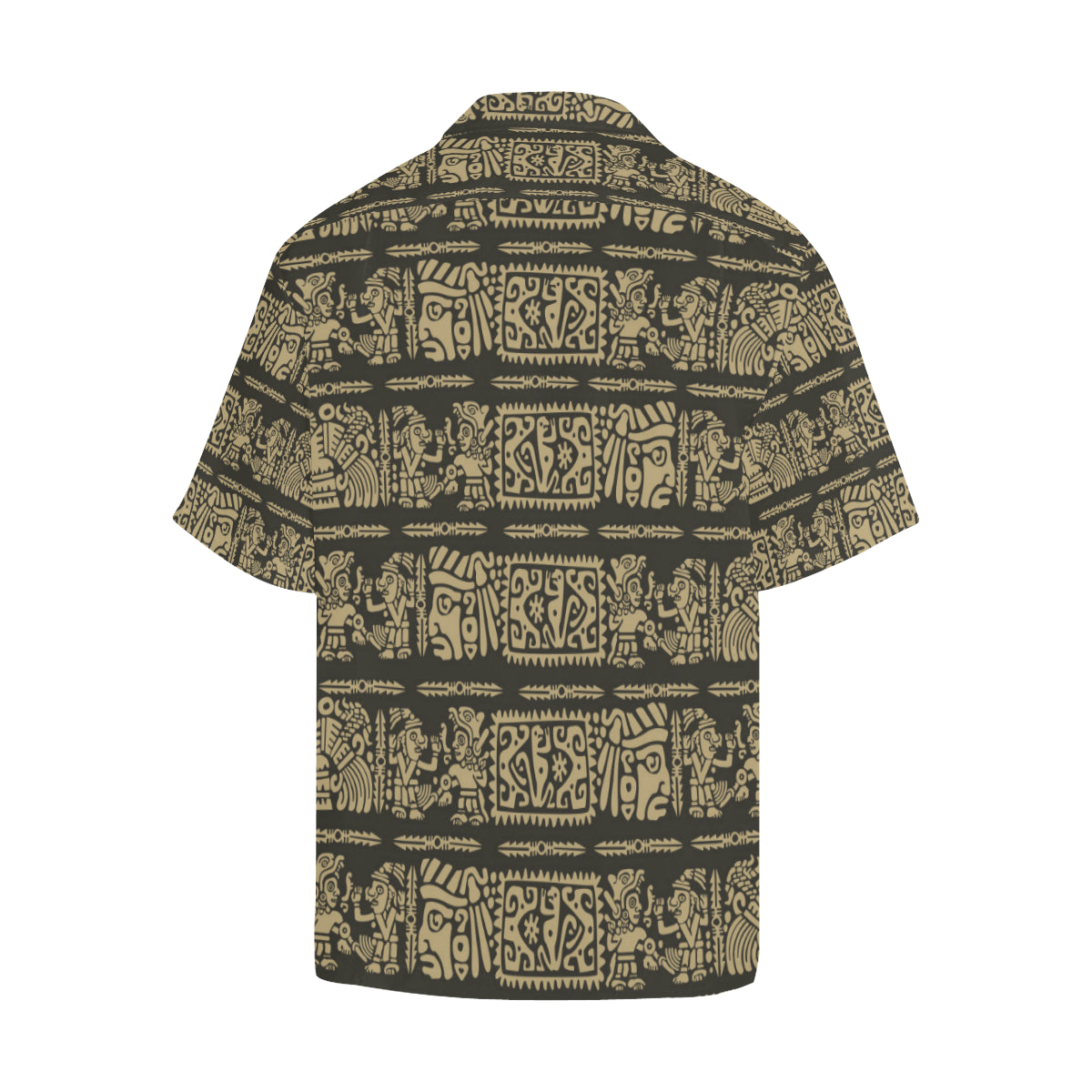 Mayan Pattern Print Design 02 Men's Hawaiian Shirt - JorJune