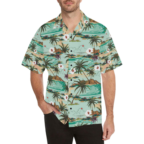 Pacific island Pattern Print Design A03 Men's Hawaiian Shirt - JorJune