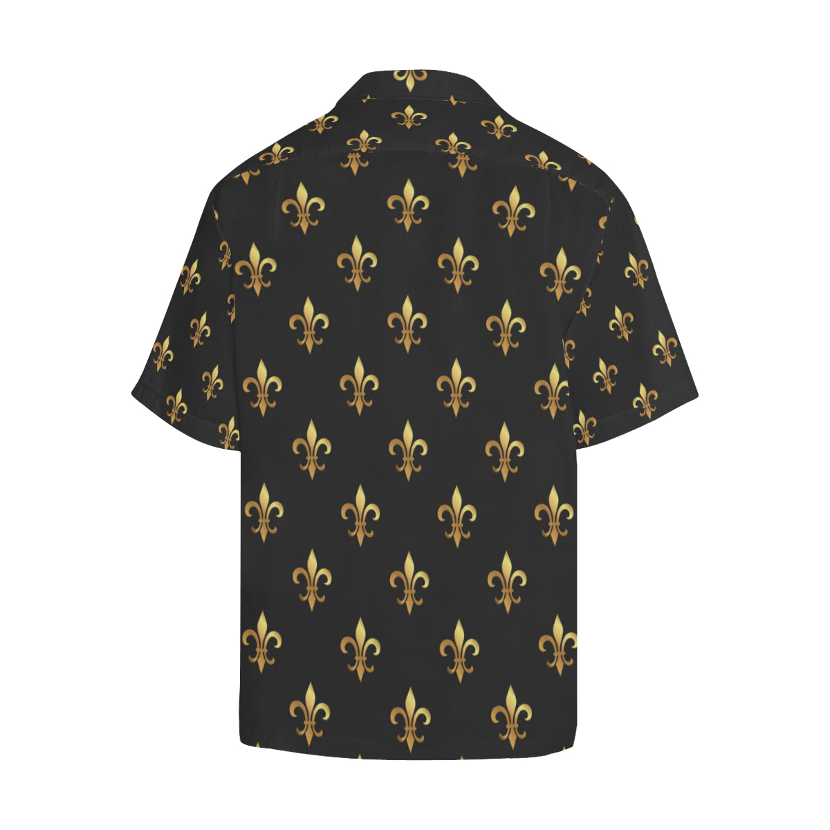 Fleur De Lis Gold Pattern Print Design 03 Hawaiian Shirt - JorJune