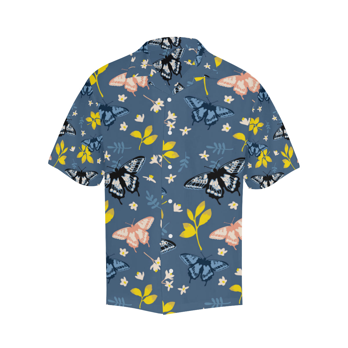 Monarch Butterfly Pattern Print Design 02 Men's Hawaiian Shirt - JorJune