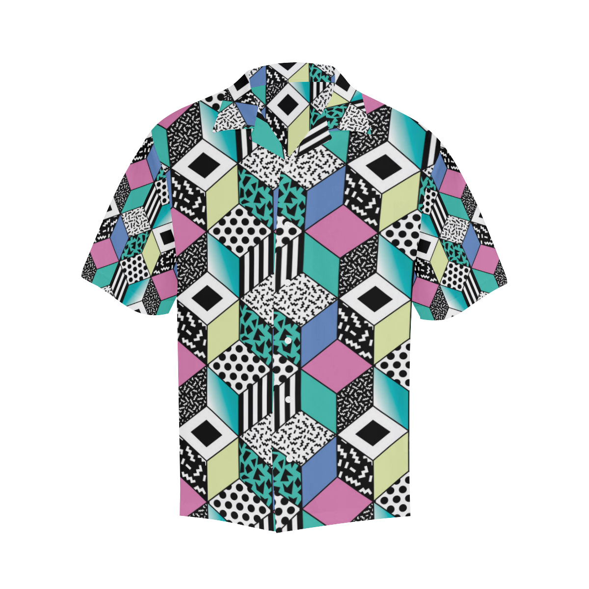 90s Pattern Print Design 3 Men's Hawaiian Shirt - JorJune