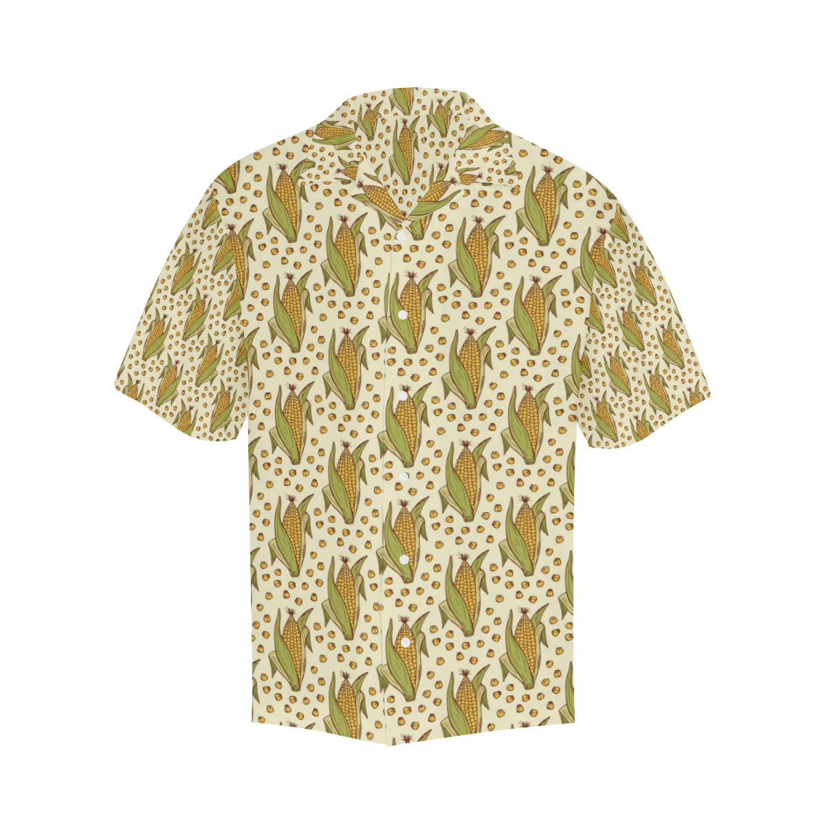 Corn Pattern Print Design 01 Men's Hawaiian Shirt - JorJune