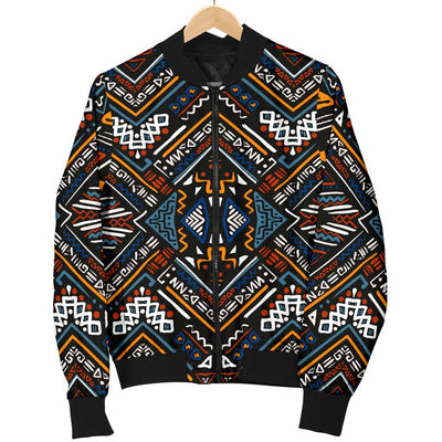 African Kente Print v2 Men Casual Bomber Jacket - JorJune