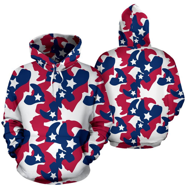 camo american flag hoodie