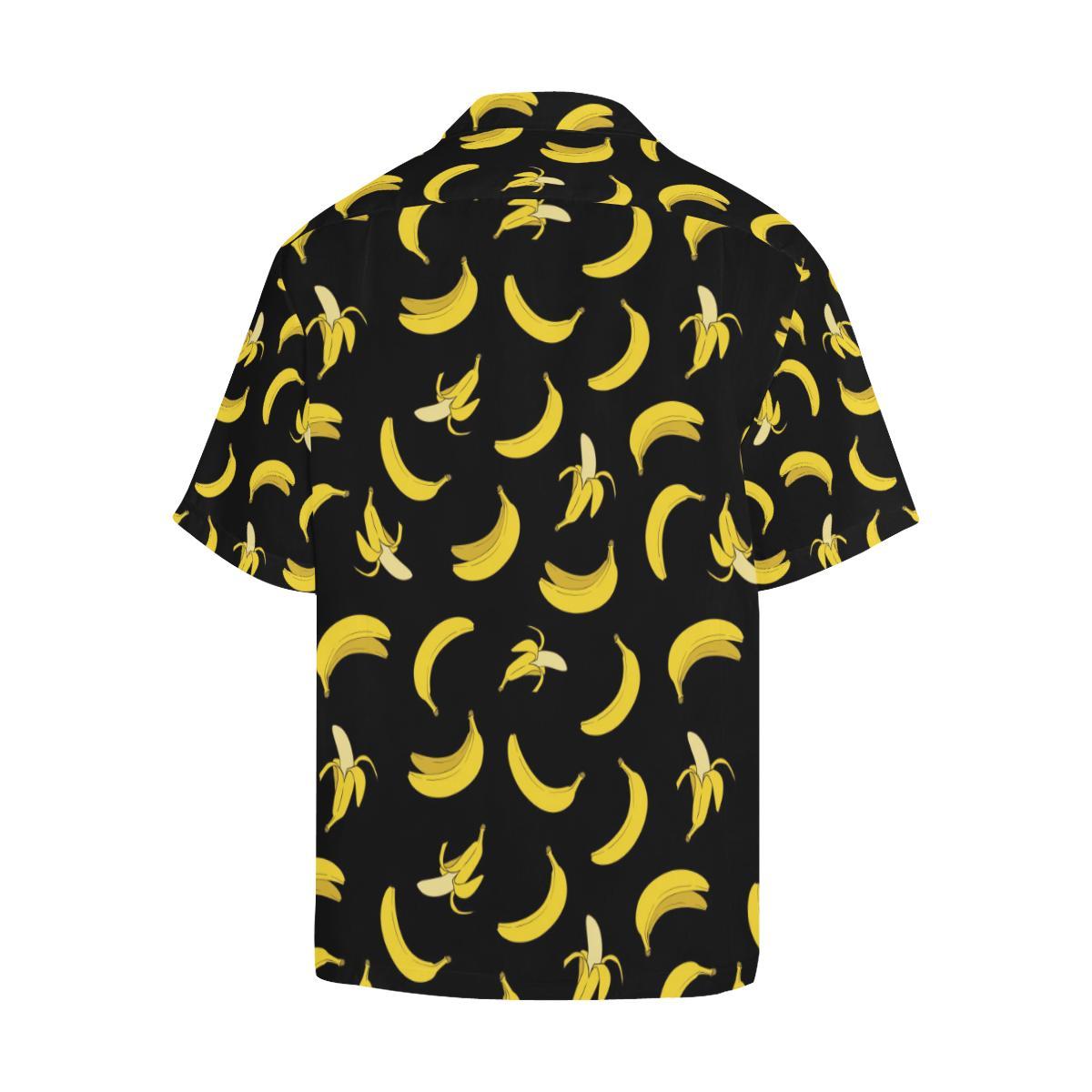 Banana Pattern Print Design BA05 Men's Hawaiian Shirt - JorJune