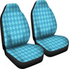 Blue Argyle Design Universal Fit Car Seat Covers