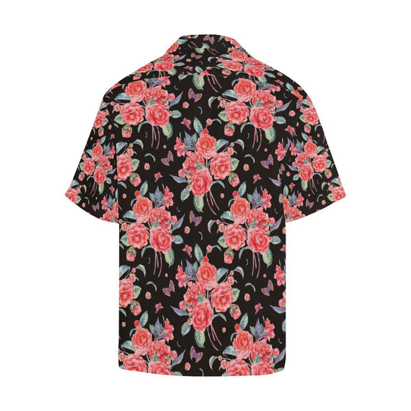 Camellia Pattern Print Design CM03 Men's Hawaiian Shirt - JorJune