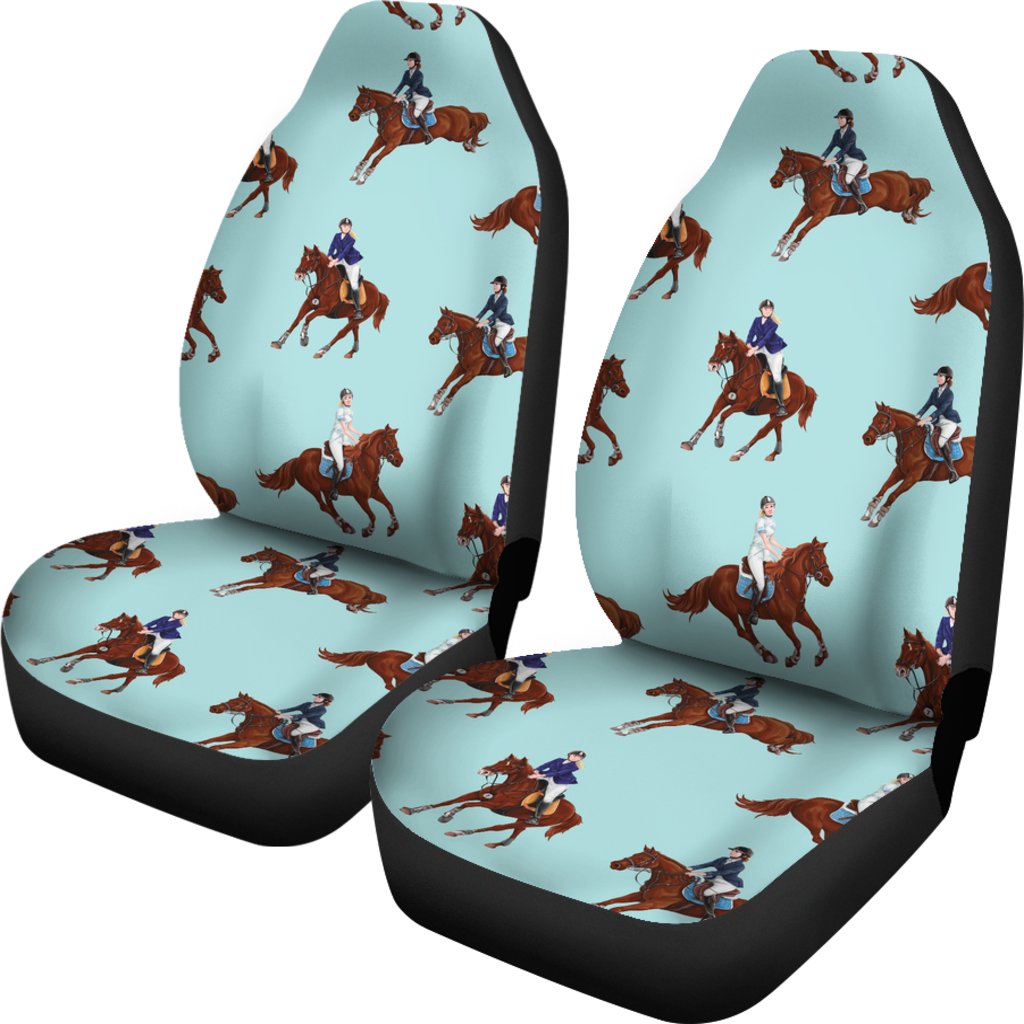 Equestrian Horse Riding Universal Fit Car Seat Covers Jorjune