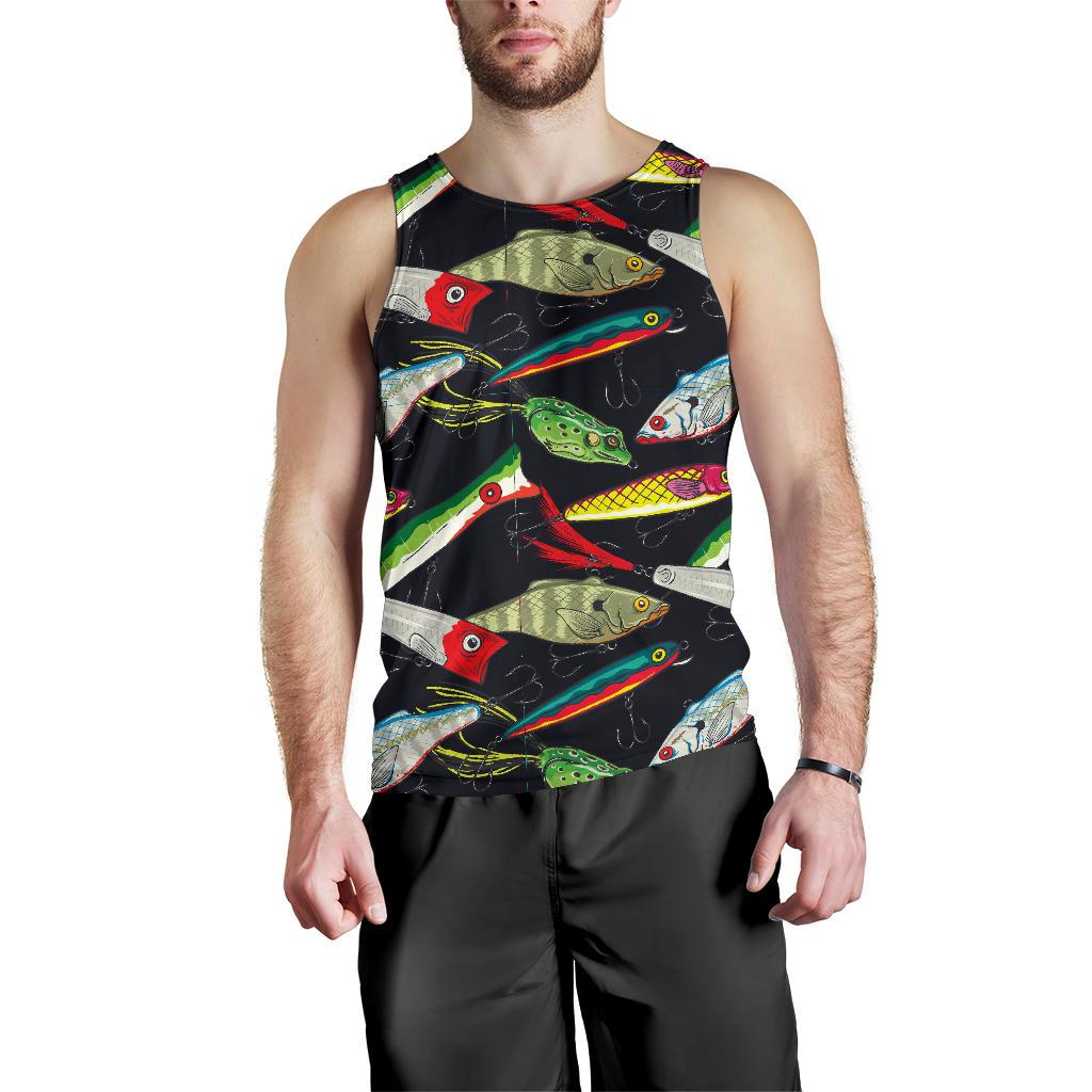 Fishing Bait Print Men Tank Top – JorJune