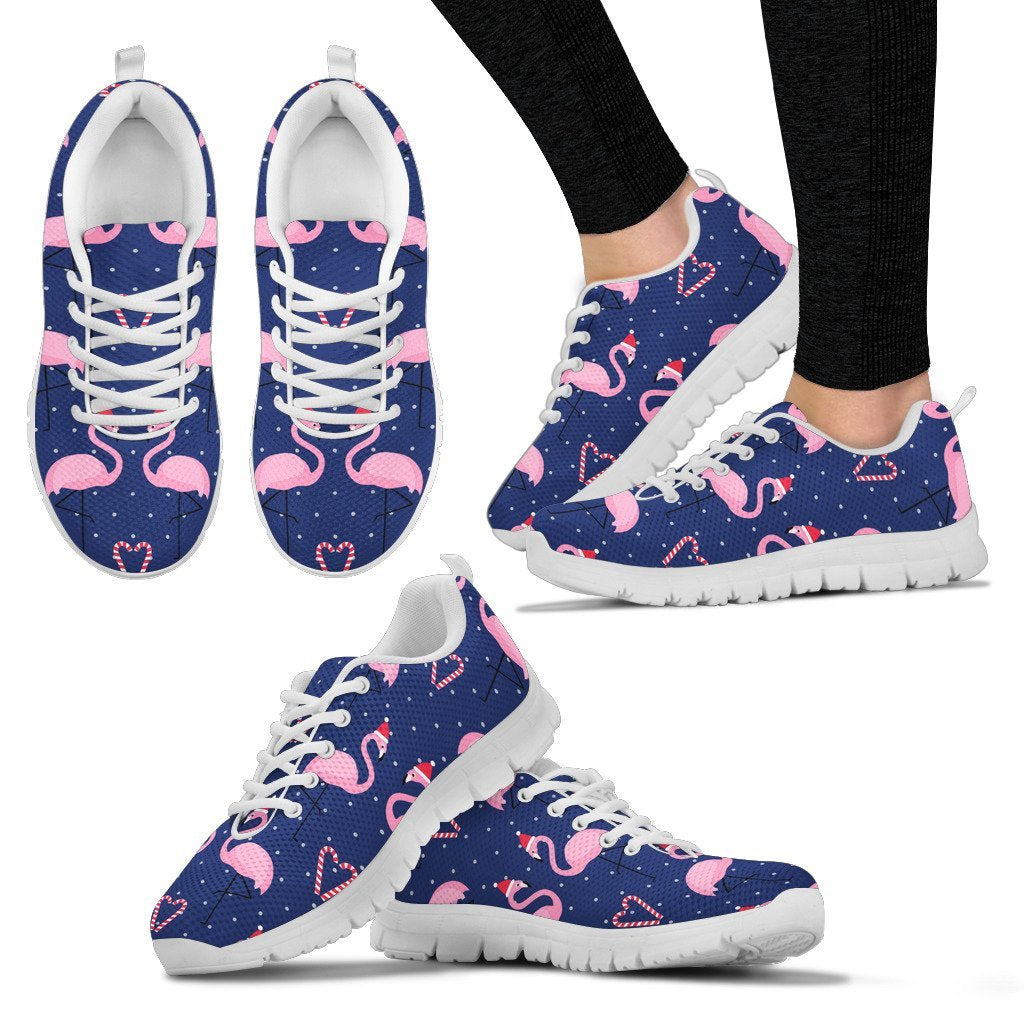 Flamingo Christmas Women Sneakers Shoes JorJune