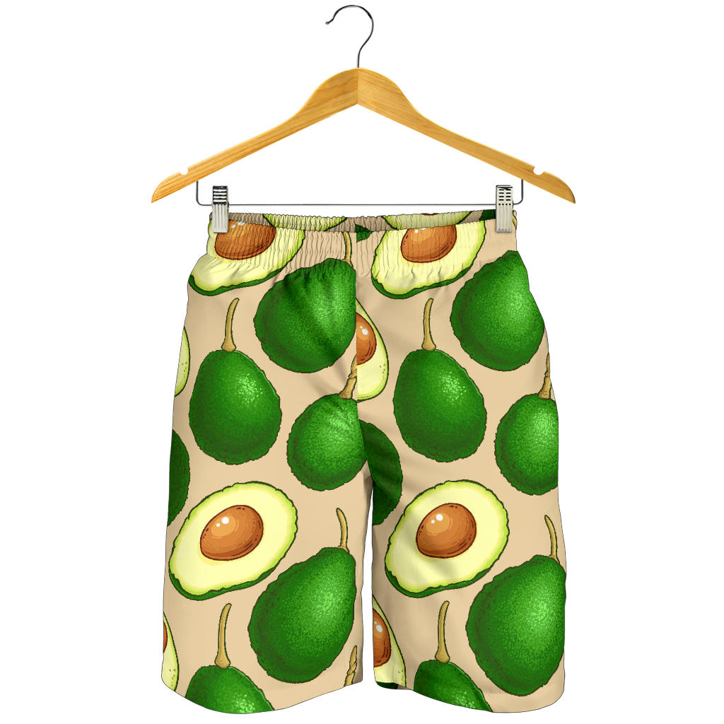 Avocado Pattern Print Design AC010 Mens Shorts - JorJune
