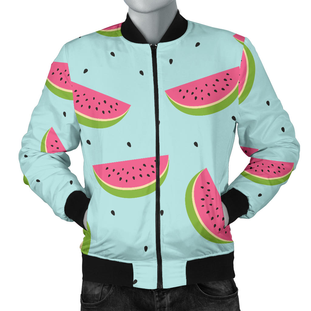 Watermelon Pattern Print Design WM06 Men Bomber Jacket - JorJune