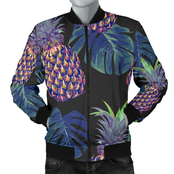 Pineapple Pattern Print Design PP04 Men Bomber Jacket - JorJune