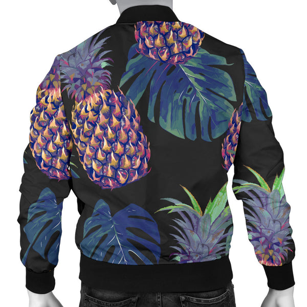 Pineapple Pattern Print Design PP04 Men Bomber Jacket - JorJune