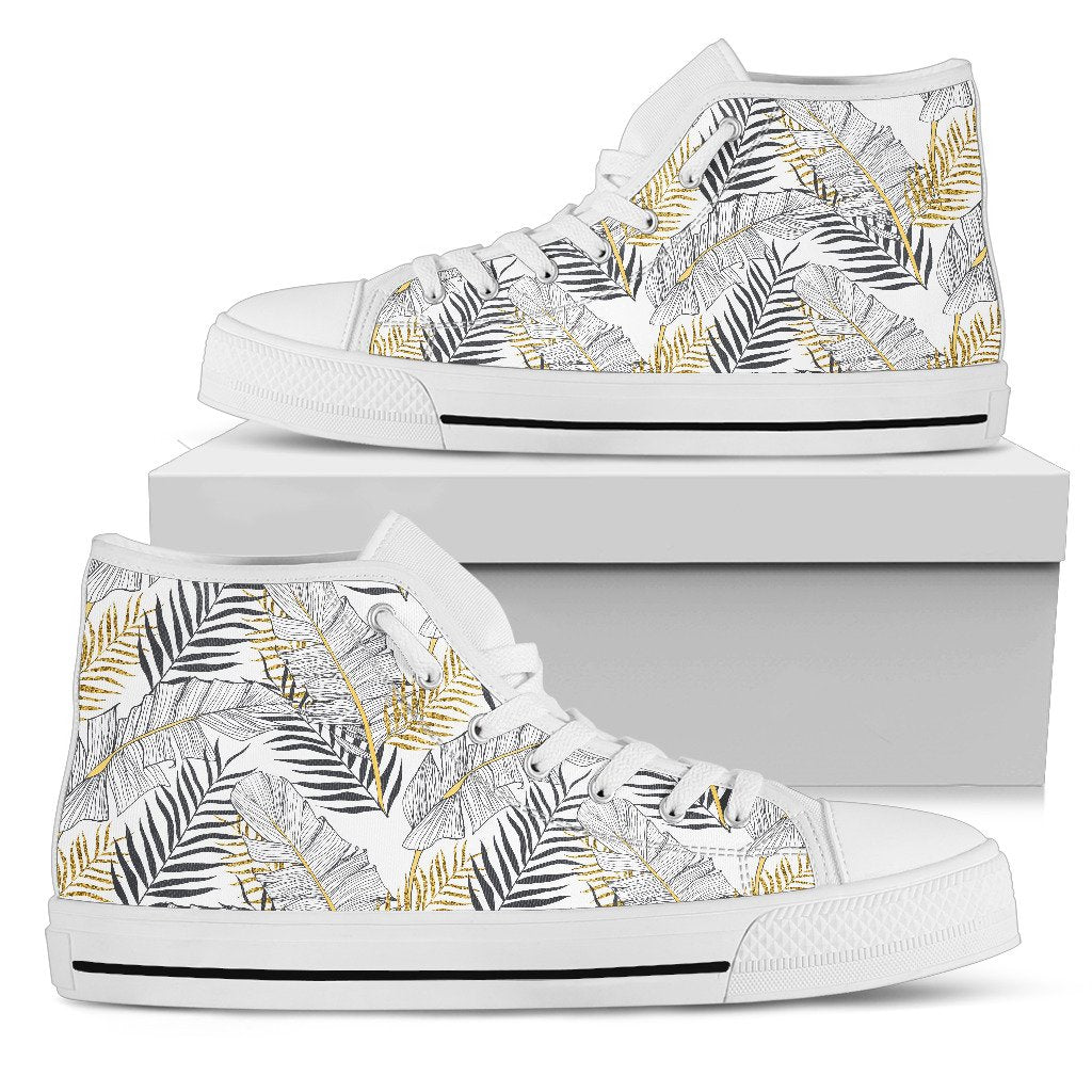 gold glitter canvas shoes