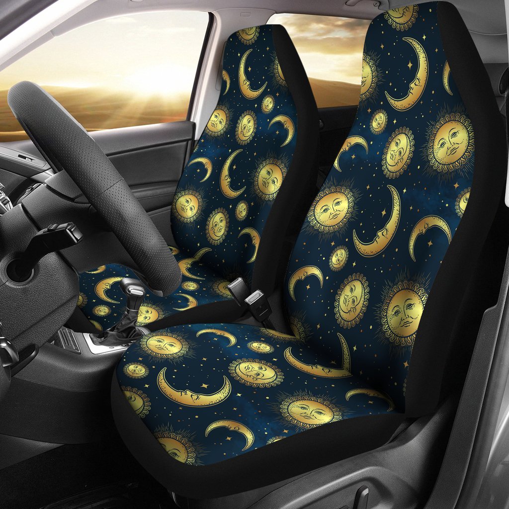 sun and moon car seat covers