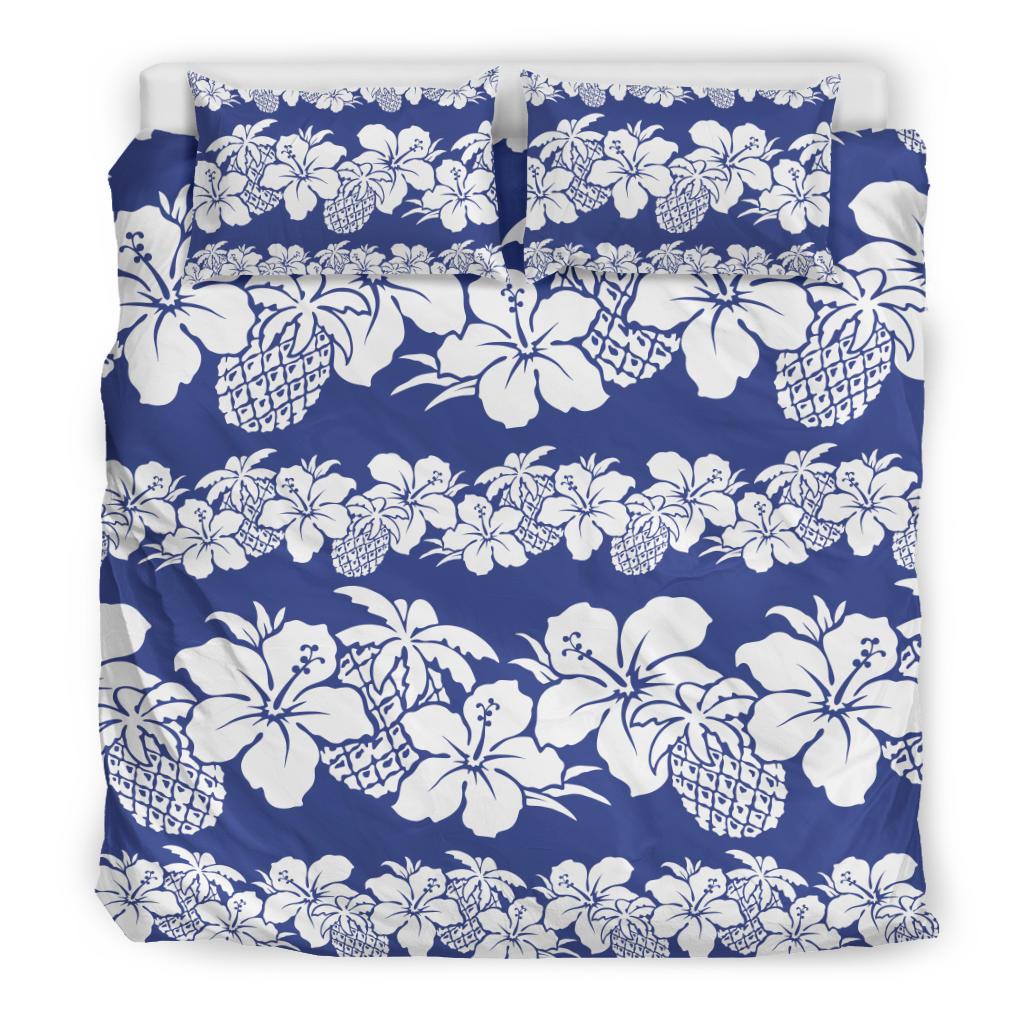 Hawaiian Themed Pattern Print Design H07 Bedding Set